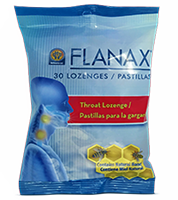 Flanax Throat Lozenges Drops