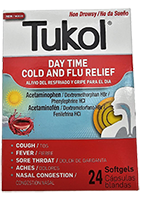 Tukol Softgel Caps Daytime Cold and Flu