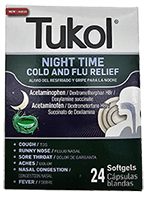 Tukol Softgel Caps Nightime Cold and Flu