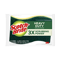 Scotch-Brite Heavy Duty Scrub Sponge Green Yellow