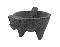 Pig Head Molcajete Natural Stone