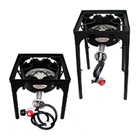 Single Burner Adjustable High Pressure Stove (100k BTU)