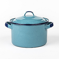 Cinsa Stock Pot Turquoise w/ Lid