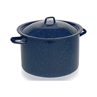 Imusa Stock Pot Blue Enamel