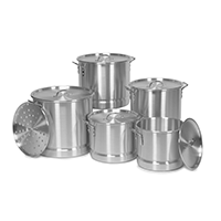 Imusa Aluminum Steamer Set (8, 12, 20, 24, 32 qrt)