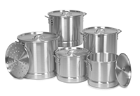 Imusa Aluminum Steamer Set (20, 24, 32, 40, 52 qrt)