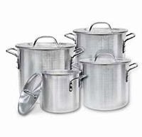 Imusa Aluminum Stock Pot Set (2,3.5,5.5,8 qrt)