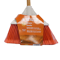 Imusa Upright Broom w/ Wood Handle