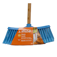 Imusa Straight Broom w/ Wood Handle