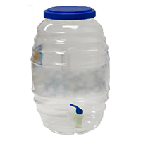 Champs Plastic Jar Vitrolero w/ Blue Spout