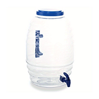 Champs Plastic Jar Vitrolero w/ Blue Spout and Side Handle