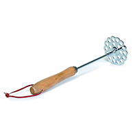 Imusa Bean Masher Metal w/ Wood Handle